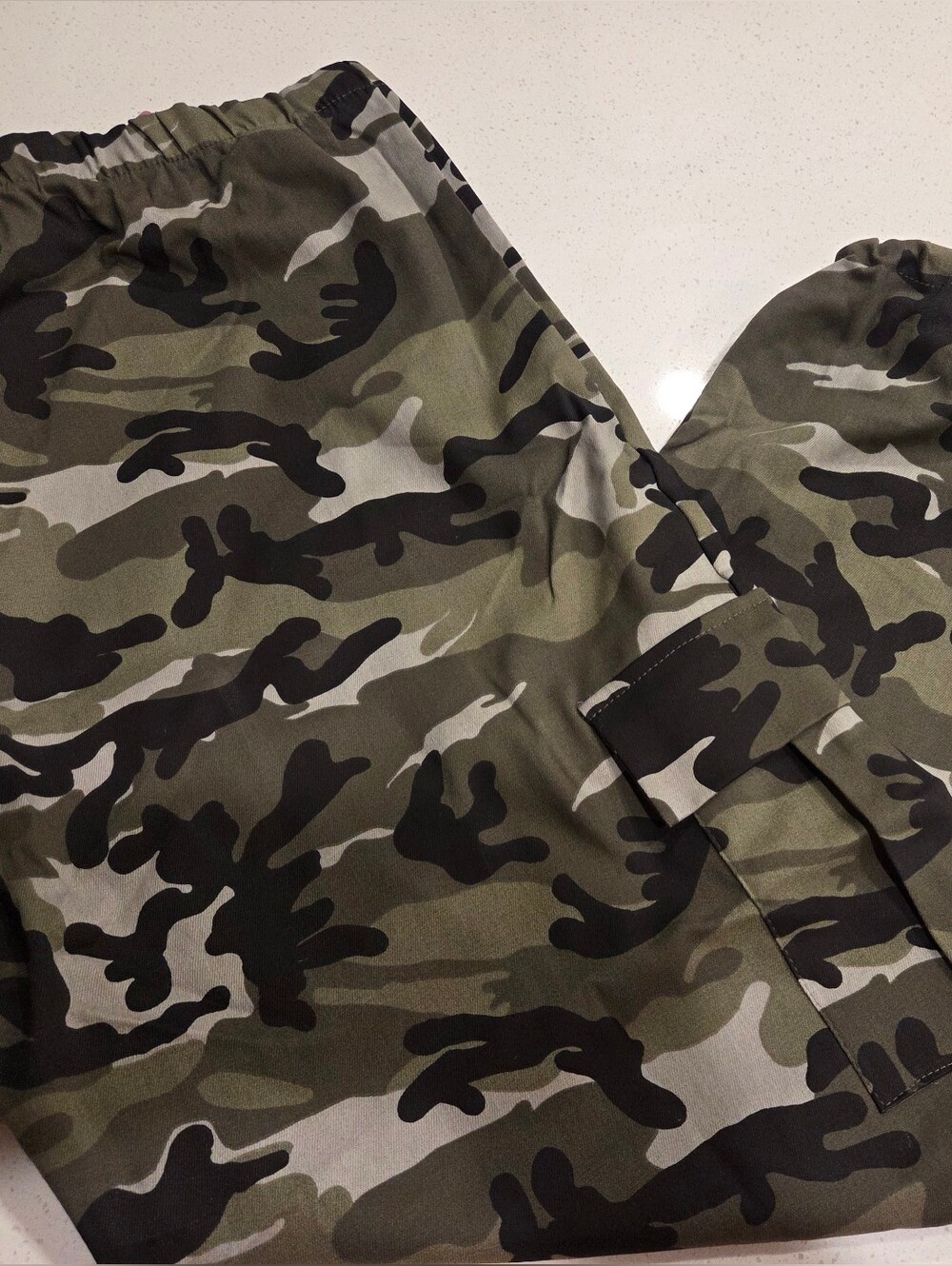 Camo Drawstring Pants